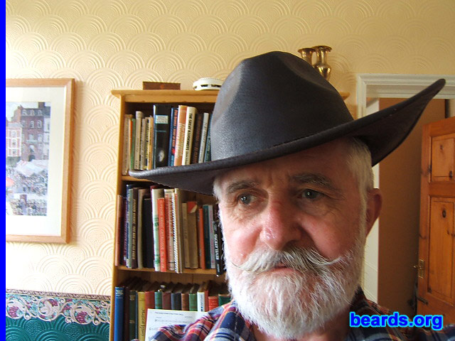 Alan
Bearded since: 1959. I am a dedicated, permanent beard grower.

Comments:
I grew my beard because it beats shaving and I think it adds character to a man's face.

How do I feel about my beard?  Love it.
Keywords: full_beard