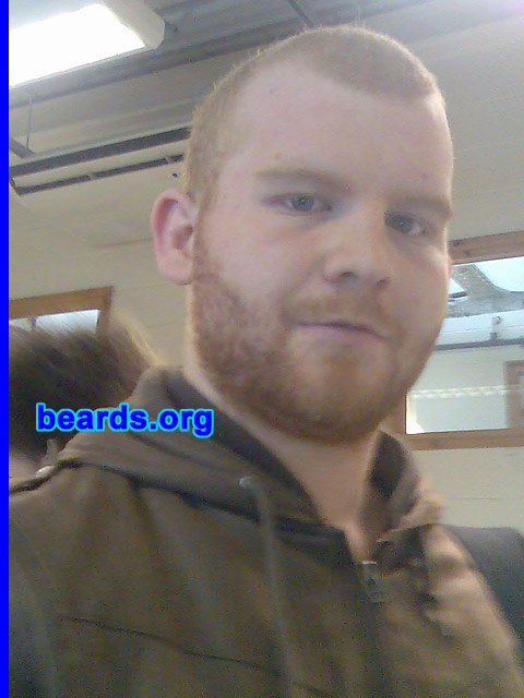 Andrew
Bearded since: 2003.  I am an experimental beard grower.

Comments:
I decided to grow my beard because, even though it does not look that good, I feel it suits me.

How do I feel about my beard?  To be honest, I hate, hate, hate the colour because I'm ginger.
Keywords: full_beard