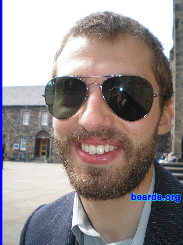 Anthony
Bearded since: 2008.  I am an experimental beard grower.

Comments:
I grew my beard because I always wanted to give it a try.

How do I feel about my beard?  Love it.
Keywords: full_beard