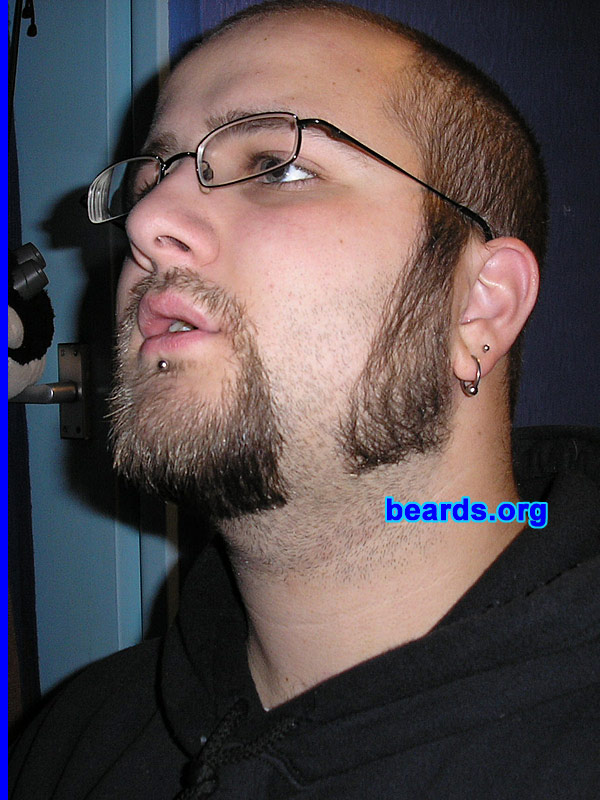 Andrew H.
Bearded since: 1995.  I am a dedicated, permanent beard grower.

Comments:
I grew my beard because I can and I'm good at it.

How do I feel about my beard?  Awesome.
Keywords: goatee_mustache