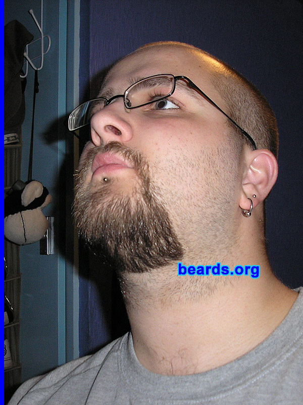 Andrew H.
Bearded since: 1995.  I am a dedicated, permanent beard grower.

Comments:
I grew my beard because I can and I'm good at it.

How do I feel about my beard?  Awesome.
Keywords: goatee_mustache