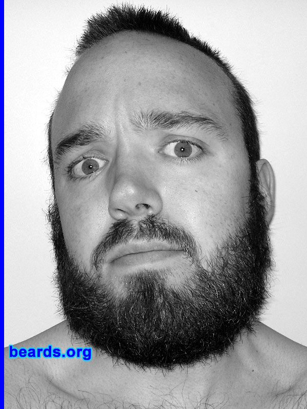 Andrew M.
Bearded since: 2007.  I am a dedicated, permanent beard grower.

Comments:
I didn't like shaving every day and thought a beard would be the perfect solution.

How do I feel about my beard? It makes me feel more masculine and confident. It's a good talking point.  And it keeps me warm in winter!!
Keywords: full_beard