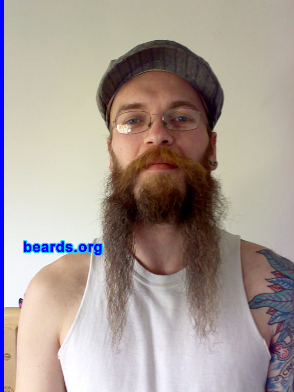 Andy H.
Bearded since: 1992.  I am a dedicated, permanent beard grower.

Comments:
Why did I grow my beard? Started as a dare at seventeen and I've now not been without a beard of some description ever since.

How do I feel about my beard? Passionately. Beardlessness just seems wrong.
Keywords: full_beard