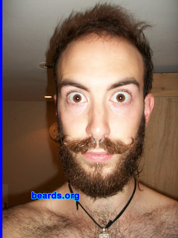 Alex S.
Bearded since: 2006.  I am a dedicated, permanent beard grower.

Comments:
I didn't choose to grow a beard.  It was just what nature had intended for me.

How do I feel about my beard? It completes me.
Keywords: full_beard