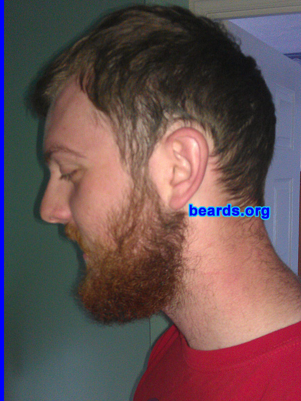 Adam
Bearded since: 2010. I am an occasional or seasonal beard grower.

Comments:
I grew my beard to keep me warm in the winter months and because I don't like to shave regularly. I also feel it suits my taste in country and folk music.

How do I feel about my beard? I love my beard and never want to be separated from it.
Keywords: full_beard