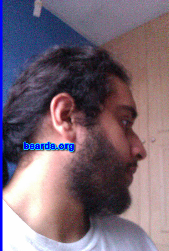 Bhav
Bearded since: 2012. I am an experimental beard grower.

Comments:
Why did I grow my beard? I like the feel and the look.

How do I feel about my beard? Not too sure at the moment as it's very thin. I'm tempted to trim it as it isn't very thick or dense.
Keywords: full_beard