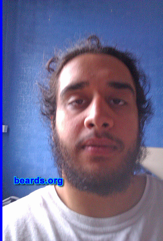 Bhav
Bearded since: 2012. I am an experimental beard grower.

Comments:
Why did I grow my beard? I like the feel and the look.

How do I feel about my beard? Not too sure at the moment as it's very thin. I'm tempted to trim it as it isn't very thick or dense.
Keywords: full_beard