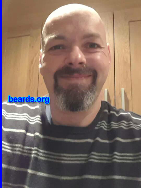 Chris M.
Bearded since: 1995. I am a dedicated, permanent beard grower.

Comments:
Why did I grow my beard? Initially out of laziness, but then grew attached to the look and feel of whiskers.

How do I feel about my beard? I love my beard and have only shaved it off completely once, which I regretted immediately. I will be bearded/whiskered all my life and look forward to the day when I can grow a full Father Christmas.
Keywords: goatee_mustache