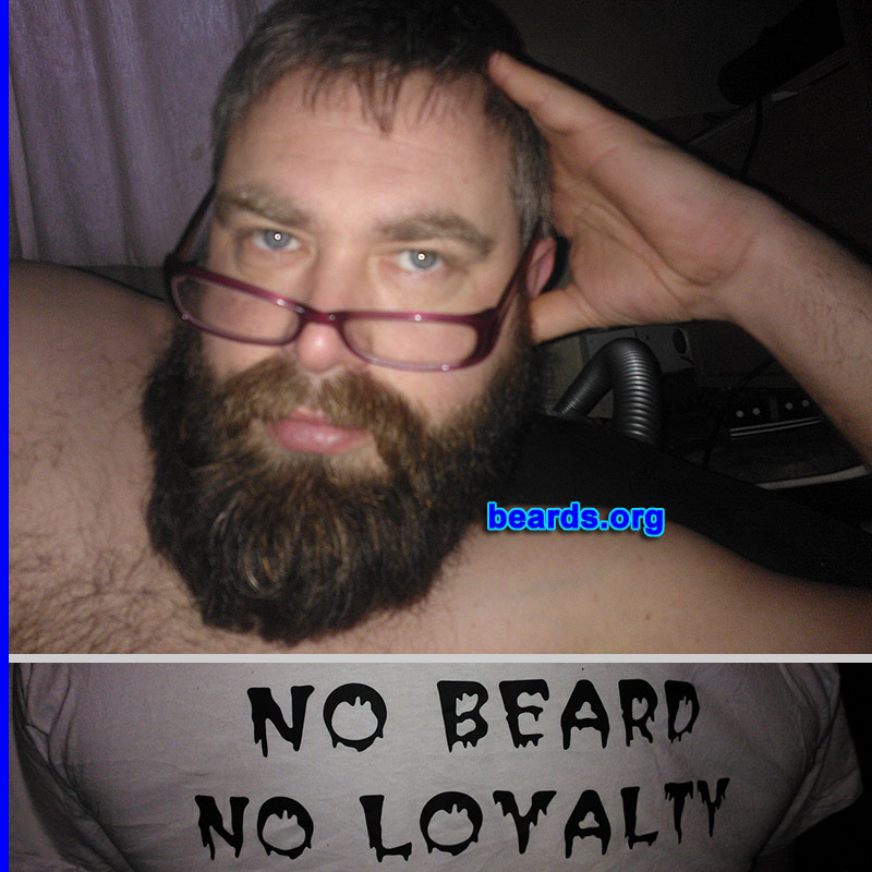 David B.
Bearded since: 2012. I am a dedicated, permanent beard grower.

Comments:
Why did I grow my beard? I've always had a trimmed beard but now growing it long for charity.

How do I feel about my beard? It's amazing.
Keywords: full_beard