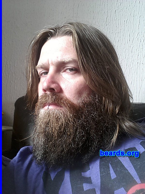 David
Bearded since: 2012. I am a dedicated, permanent beard grower.

Comments:
Why did I grow my beard? It felt like the natural thing to do. I always admired others' beards and thought it time I had my own.

How do I feel about my beard? I love my beard more than any man should. It's more than an image. It's a life choice and takes a great deal of care.
Keywords: full_beard