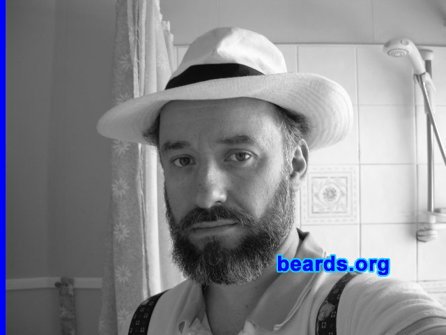 Edward R.
Bearded since: 2009.  I am a dedicated, permanent beard grower.

Comments:
Always wanted to grow a beard, but it was never really viable. Also a symptom of a mid-life crisis and a change in attitude.

How do I feel about my beard? Great! I do spend more time preening in front of the mirror, but once I get it exactly as I want it and get used to it, that should reduce.

Love it. The real me.
Keywords: full_beard
