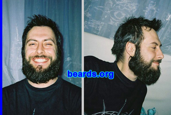 Matthew Rhodes
Bearded since: 1996.  I am an occasional or seasonal beard grower.

Comments:
I grew my beard because I can. Beards are one of the true expressions of masculinity and look fantastic.  The social stigma attached is also a double-edged sword that can prove tiresome, but more often than not, a big, heroic, medieval-looking beard can't be beaten.

How do I feel about my beard?  Great. I love it!
Keywords: full_beard