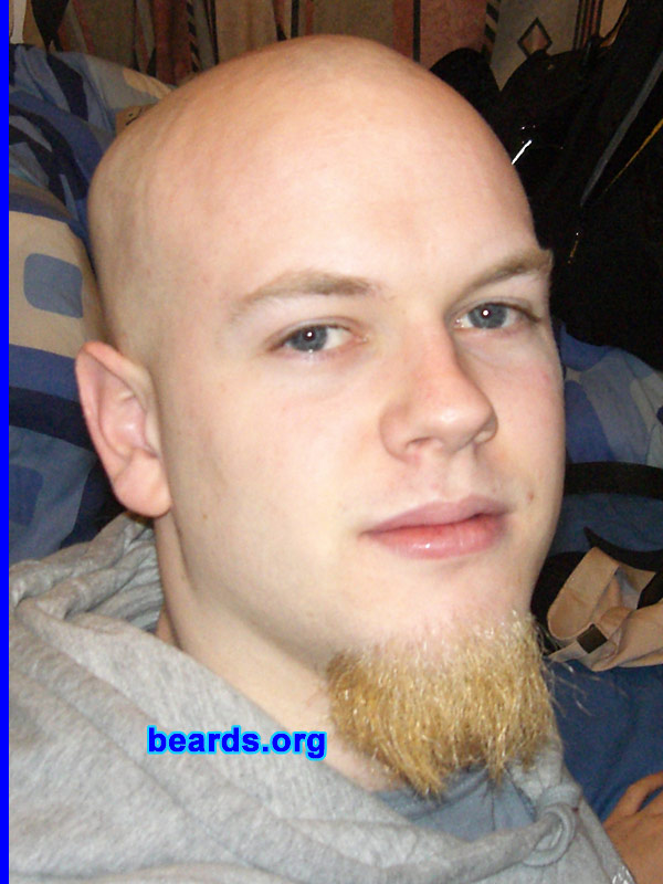 Frazer Scott
Bearded since: 2003.  I am a dedicated, permanent beard grower.

Comments:
I grew my beard because I like it and it's comfy.

How do I feel about my beard?  I like it.  I don't know many who have them, so it's cool.
Keywords: goatee_only