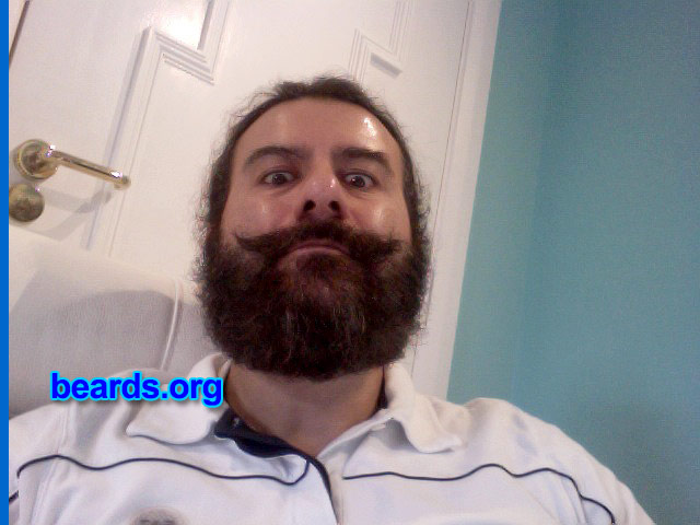 Fab E.
Bearded since: 2013. I am an occasional or seasonal beard grower.

Comments:
Why did I grow my beard? For the The Beards coming to the UK in February 2014.
Keywords: full_beard