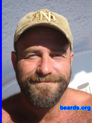Greg Leonard
Bearded since: 1999.  I am a dedicated, permanent beard grower.

Comments:
I grew my beard for masculine, macho, sex appeal.

Just love it.
Keywords: full_beard