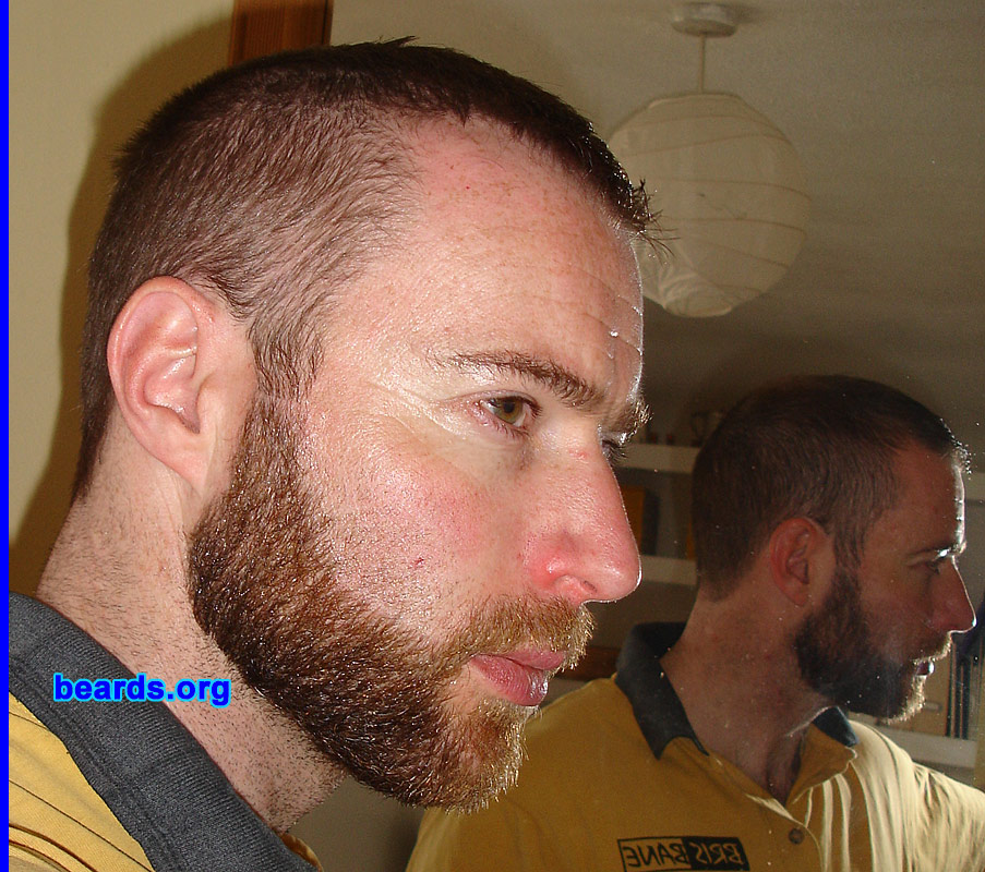 Gavin
Bearded since: 1999.  I am a dedicated, permanent beard grower.

Comments:
I grew my beard for many reasons -- I like beards and the look of men who wear them. I try to think of myself as an independent thinker, not following the crowd and I think beards subconsciously portray this. Finally, I just really like my own beard...although I do occasionally shave it off just for a change.

How do I feel about my beard?  I just consider myself really lucky that I can grow a good one -- not so happy about the gray coming through, but there you go!
Keywords: full_beard