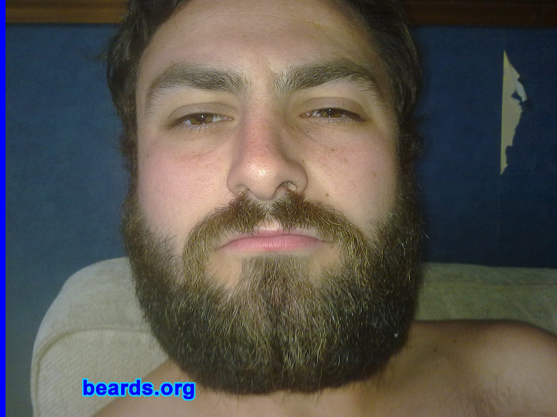 Graham W.
Bearded since: 2010.  I am an experimental beard grower.

Comments:
I grew my beard to see what it would be like and it's been emotional.

How do I feel about my beard?  Happy and pleased to get along together.
Keywords: full_beard
