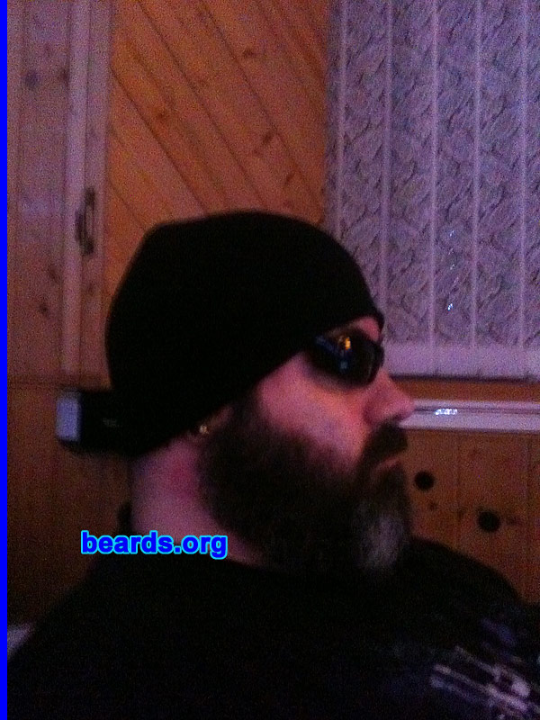 Ged K.
Bearded since: 2009. I am a dedicated, permanent beard grower.

Comments:
I've always wanted a beard since I was a small child in the '70s and now I've got one.  LOL.

How do I feel about my beard?  Love growing it.  I'm going for a year beard and won't stop 'til I get one.
Keywords: full_beard