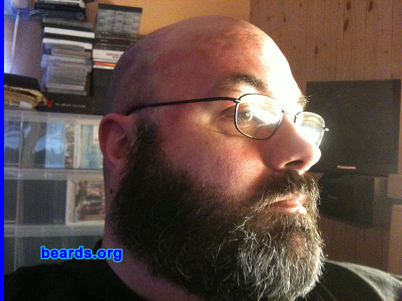 Ged K.
Bearded since: 2009. I am a dedicated, permanent beard grower.

Comments:
I've always wanted a beard since I was a small child in the '70s and now I've got one.  LOL.

How do I feel about my beard?  Love growing it.  I'm going for a year beard and won't stop 'til I get one.
Keywords: full_beard