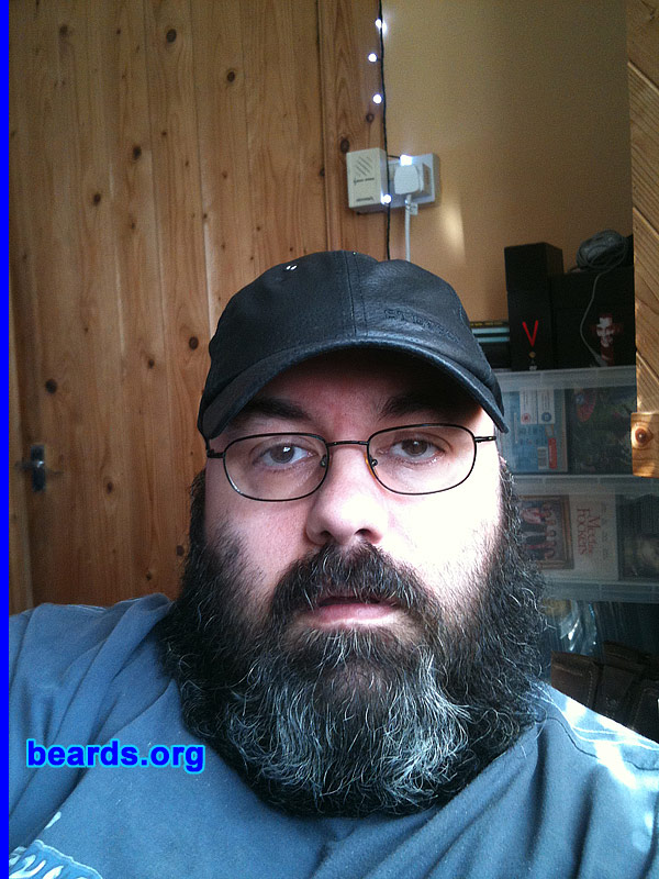 Ged K.
Bearded since: 2009. I am a dedicated, permanent beard grower.

Comments:
I've always wanted a beard from my childhood in the '70s and now I've got one.

How do I feel about my beard? I'm going for a year beard, I love it so much.
Keywords: full_beard