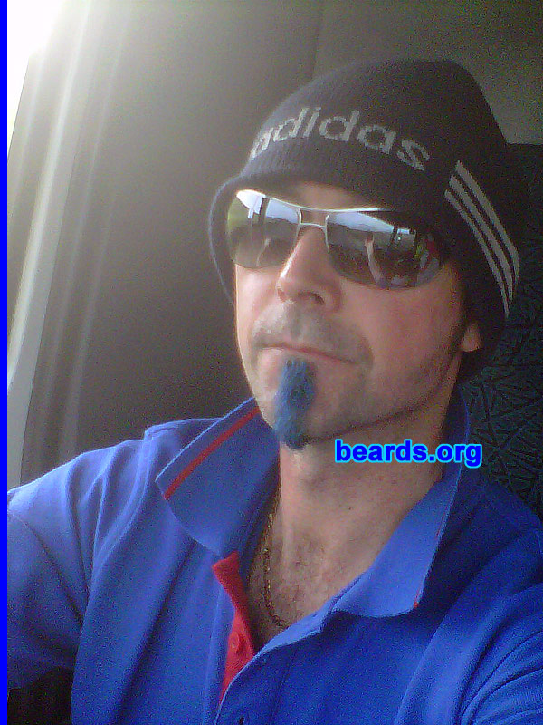 Gary S.
Bearded since: 1990. I am an experimental beard grower.

Comments:
I grew my beard because I like to change the style.

How do I feel about my beard?  I love my beard.  I get double takes at me.
Keywords: chin_strip goatee_only