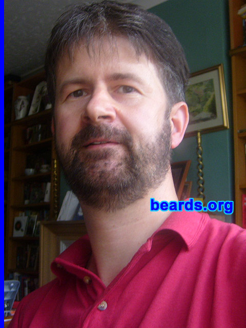 Hamish
Bearded since: 1984, on and off.  I am an occasional or seasonal beard grower.

Comments:
Another reason to grow the whiskers is to hide occasional "beard rash" and my rather chubby face a bit.  Personally on a more topical note, thought I don't want to look like Harry Potter's friend Hagrid though! I hate the multinationals like Gillette making millions just out of a "fashion" for shaving -- what a waste of resources when there are millions of people in the world starving.

How do I feel about my beard?  It's grrreeeaatt! at least to me. No more stubbly feel in the afternoon! My kids quite like the beard... at least sometimes... 
Keywords: full_beard