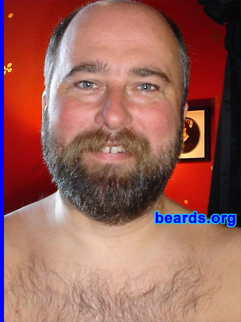 Ian Bracey
Bearded since: 1988.  I am a dedicated, permanent beard grower.

Comments:
I stopped shaving on my 30th birthday because I wanted to see what I looked like with a beard. I've never shaved since.

I feel good having my beard. It is part of me and I'm proud to be able to grow one.
Keywords: full_beard