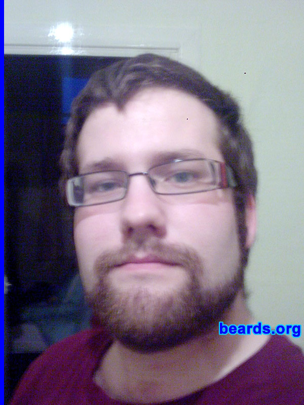 Joel R.
Bearded since: 2008.  I am an experimental beard grower.

Comments:
I grew my beard because, after years of working around food and having to shave every morning, I thought it might be about time to grow.

How do I feel about my beard?  I love it.  But sadly, my girlfriend hates it.
Keywords: full_beard