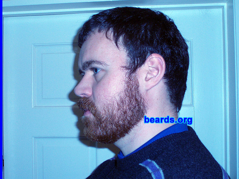 James L.
Bearded since: 2012. I am an experimental beard grower.

Comments:
I grew my beard for an adventure. I'd never gone longer than two weeks without shaving until July 2012, at which point I just made the decision to grow a beard.

How do I feel about my beard? I'm becoming quite attached to my beard.
Keywords: full_beard