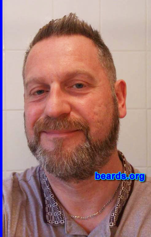 Jeremy
Bearded since: January 2012. I am a dedicated, permanent beard 
grower.

Comments:
Why did I grow my beard? Always wanted to, but never got around to it. Decided to do it at the beginning of 2012 and have loved having a furry face. My beard is much fuller now than in the picture.  So I will take a more up to date one and post here soon.

How do I feel about my beard? Love it.  Feel manly and very masculine. Love to stroke and fondle my beard, very calming.
Keywords: full_beard