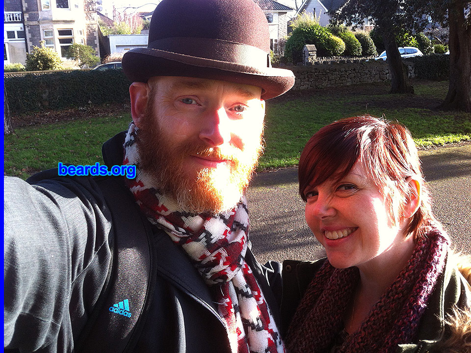 Jim
Bearded since: 2013. I am a dedicated, permanent beard grower.

Comments:
Why did I grow my beard? Feels right. Natural.

How do I feel about my beard? Very proud. Red beards look stunning. Very proud of my red hair and the fact that I also have two ginger sons to follow in my beard footsteps.
Keywords: full_beard