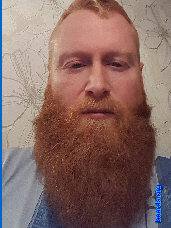 Jay
Bearded since: 2004.  I am an dedicated, permanent beard grower.

Comments:
Why did I grow my beard? I had always wanted a beard but couldn't because of work. When the job finished the beard arrived.

How do I feel about my beard? I love it!
Keywords: full_beard