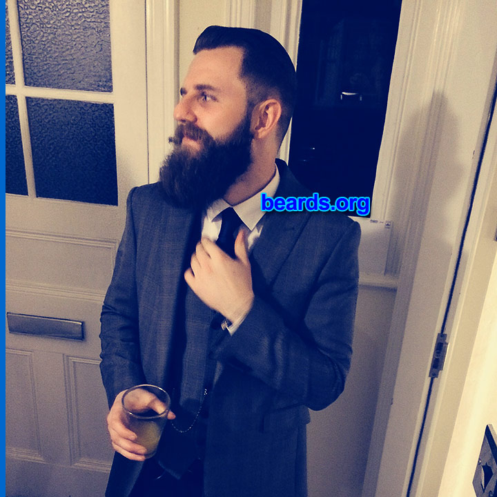 Joey R.
Bearded since: 2012. I am a dedicated, permanent beard grower.

Comments:
Why did I grow my beard? Initially grew my beard to get under my boss's skin!

How do I feel about my beard? Life changing! :)
Keywords: full_beard