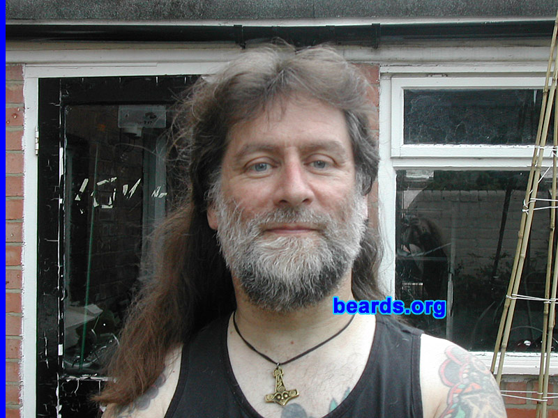 Kev W.
Bearded since: 1982.  I am a dedicated, permanent beard grower.

Comments:
I grew my beard because I got tired of shaving.

How do I feel about my beard?  Very happy with it.
Keywords: full_beard