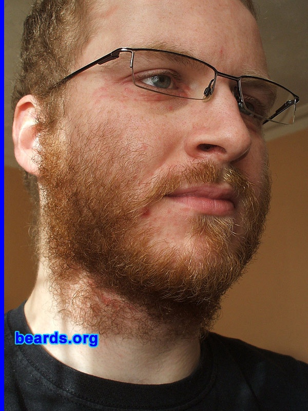 Keith S.
Bearded since: 2009.  I am an experimental beard grower.

Comments:
Decided to give up shaving for Lent.  Then haven't really been that bothered about shaving ever since, so on and off. The last few months have been an experiment to see what it's like.

How do I feel about my beard? Still a bit unsure.  However I do like the conversations it can raise. It's nice to stroke it too!
Keywords: full_beard