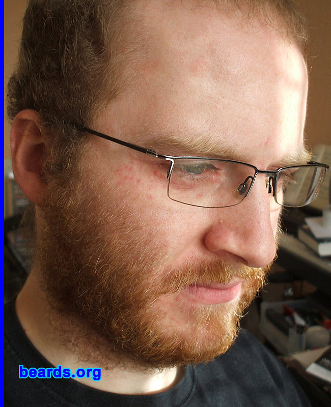 Keith S.
Bearded since: 2009.  I am an experimental beard grower.

Comments:
Decided to give up shaving for Lent.  Then haven't really been that bothered about shaving ever since, so on and off. The last few months have been an experiment to see what it's like.

How do I feel about my beard? Still a bit unsure.  However I do like the conversations it can raise. It's nice to stroke it too!
Keywords: full_beard