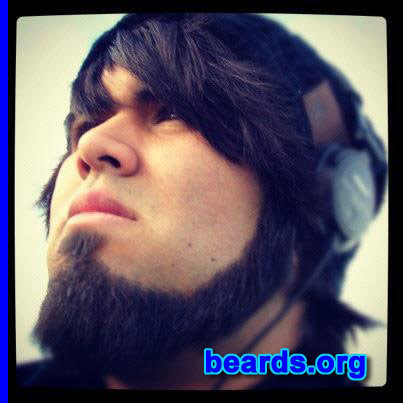 Luigi L.
Bearded since: 2005. I am an experimental beard grower.

Comments:
Why did I grow my beard? Because I could. Because ladies like it.
Keeps my face warm.

How do I feel about my beard? It's like a best friend in shape of a beard.
Keywords: chin_curtain