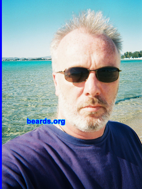 Martyn
Bearded since: around 2006.  I am a dedicated, permanent beard grower.

Comments:
I liked the look of your site.  Decided to have a go at growing my own beard and I'm really pleased I did.

How do I feel about my beard?  Love it.  Wish I had grown it years ago.
Keywords: full_beard