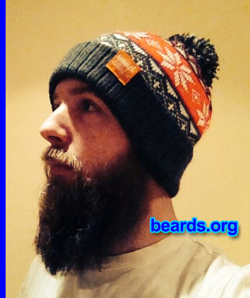 Martin
Bearded since: 2013. I am an experimental beard grower.

Comments:
Why did I grow my beard? Why not!

How do I feel about my beard? Love it.
Keywords: full_beard