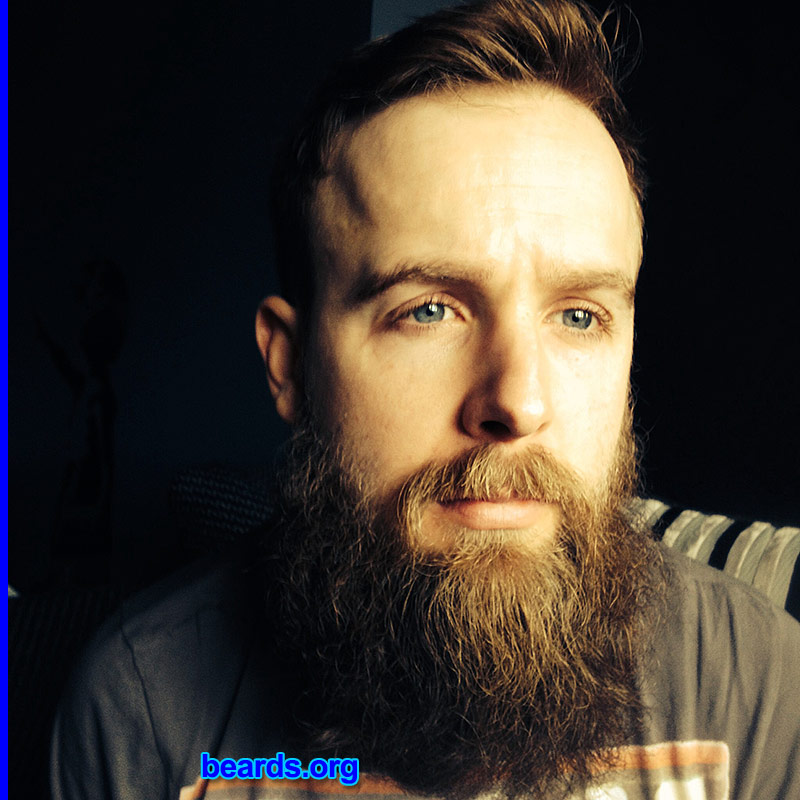 Martin
Bearded since: 2013. I am an experimental beard grower.

Comments:
Why did I grow my beard? Why not!

How do I feel about my beard? Love it.
Keywords: full_beard