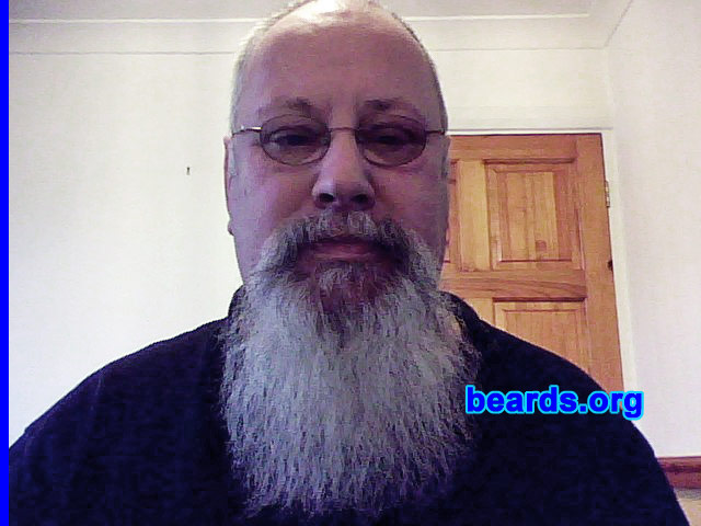 Nigel B.
Bearded since: 1975.  I am a dedicated, permanent beard grower.

Comments:
I grew my beard to wind up my wife!!

How do I feel about my beard?  Love it.
Keywords: goatee_mustache