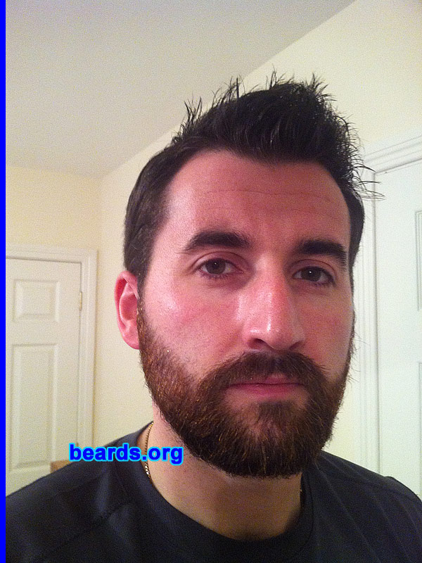 Phil K.
Bearded since: 2003. I am a dedicated, permanent beard grower.

Comments:
I grew my beard because I always liked beards and wanted to see what I looked like with one.  Plus, I couldn't be bothered shaving every day!

How do I feel about my beard?  I feel like it belongs there. I like my beard. I enjoy growing it and think that I suit it better than being clean shaven.
Keywords: full_beard