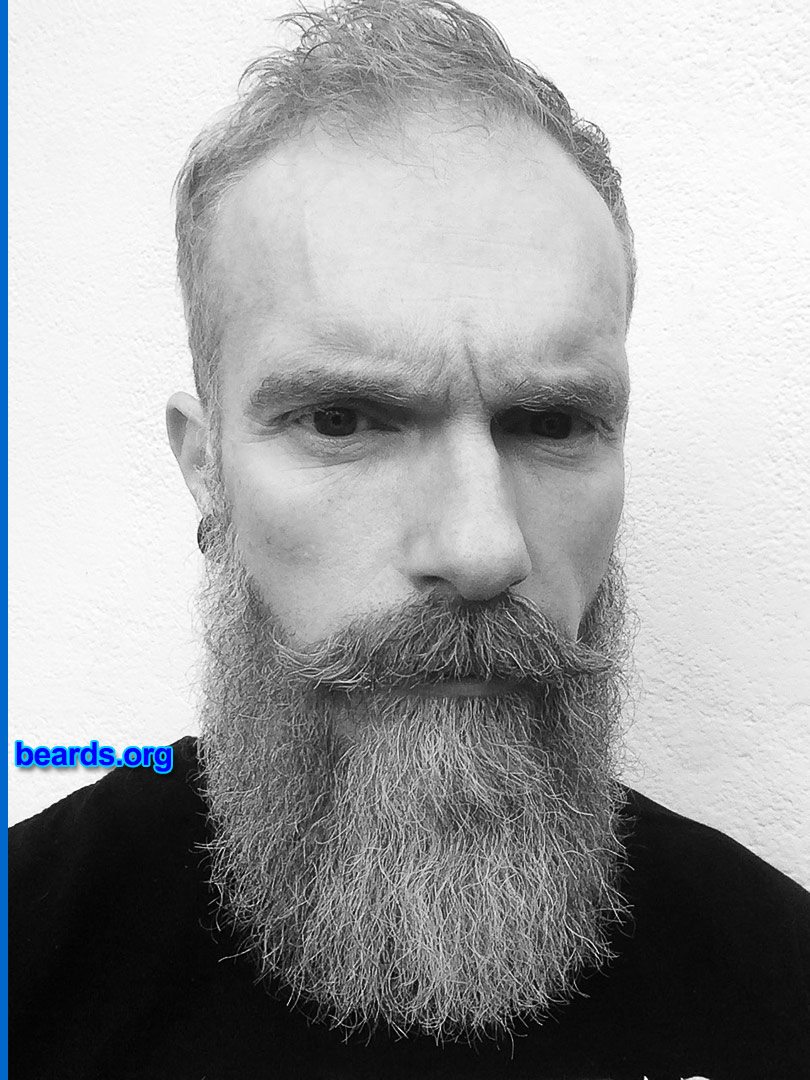 David P.
Bearded since: 2016. I am an experimental beard grower.

Comments:
Why did I grow my beard? Beards are cool right!

How do I feel about my beard? I love my beard and it gets a lot of respect.
Keywords: full_beard