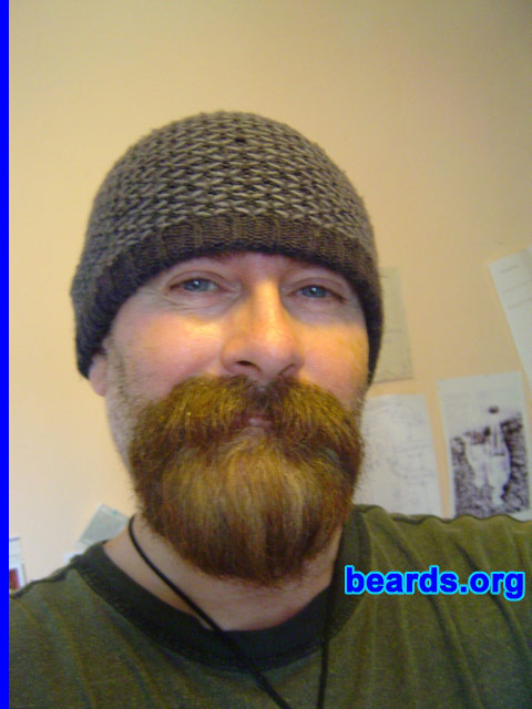 Steve
Bearded since: 2004.  I am a dedicated, permanent beard grower.

Comments:
I grew my beard because I needed to.

It looks good -- getting better.
Keywords: goatee_mustache