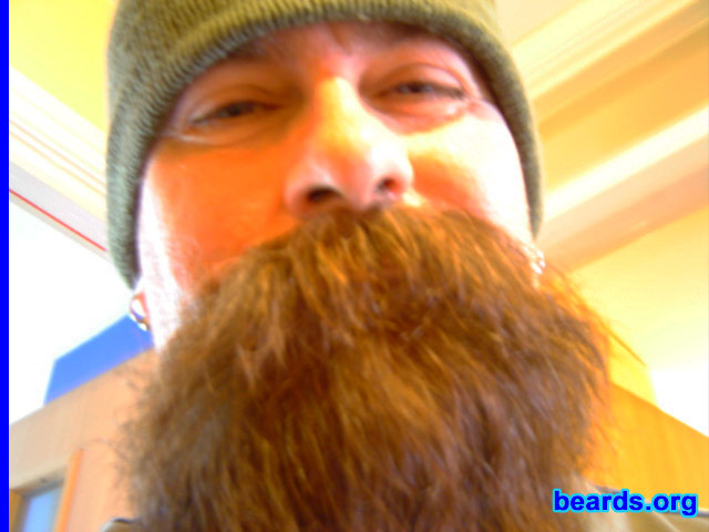 Steve
Bearded since: 2004. I am a dedicated, permanent beard grower.

Comments:
I grew my beard because I needed to.

It looks good -- getting better.
Keywords: goatee_mustache