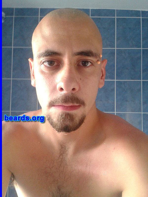 Stewart G.
Bearded since: 2013. I am a dedicated, permanent beard grower.

Comments:
Why did I grow my beard? I love the feel and it keeps me warm.

How do I feel about my beard? I love it.
Keywords: goatee_mustache