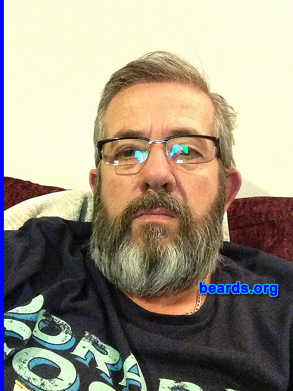 Trevor H.
Bearded since: 2013. I am an experimental beard grower.

Comments:
Why did I grow my beard? I suffer from bad razor rash/burn. So decided to grow a beard.

How do I feel about my beard? Once I find a style, I will then be happy.
Keywords: full_beard