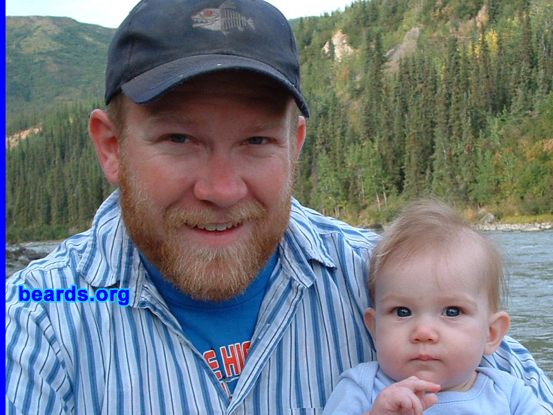 Brian Flemming
Bearded since: 2004. I am an occasional or seasonal beard grower.

Comments:
I grew my beard because almost everyone here in the interior of Alaska does in the winter. It can get as cold as -70 F here in the winter. The temp averages about -30 F, so a beard becomes more of a necessity rather than a fashion statement. Jesus had a beard! Every man should proudly grow his "SPROUTS!"

How do I feel about my beard? I love it! It's like having a second head of hair. A big full beard represents a man's celebration of manhood! 
Keywords: full_beard