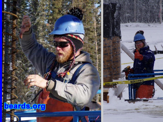 Brian Flemming
Bearded since: 2004. I am an occasional or seasonal beard grower.

Comments:
I grew my beard because almost everyone here in the interior of Alaska does in the winter. It can get as cold as -70 F here in the winter. The temp averages about -30 F, so a beard becomes more of a necessity rather than a fashion statement. Jesus had a beard! Every man should proudly grow his "SPROUTS!"

How do I feel about my beard? I love it! It's like having a second head of hair. A big full beard represents a man's celebration of manhood! 
Keywords: full_beard