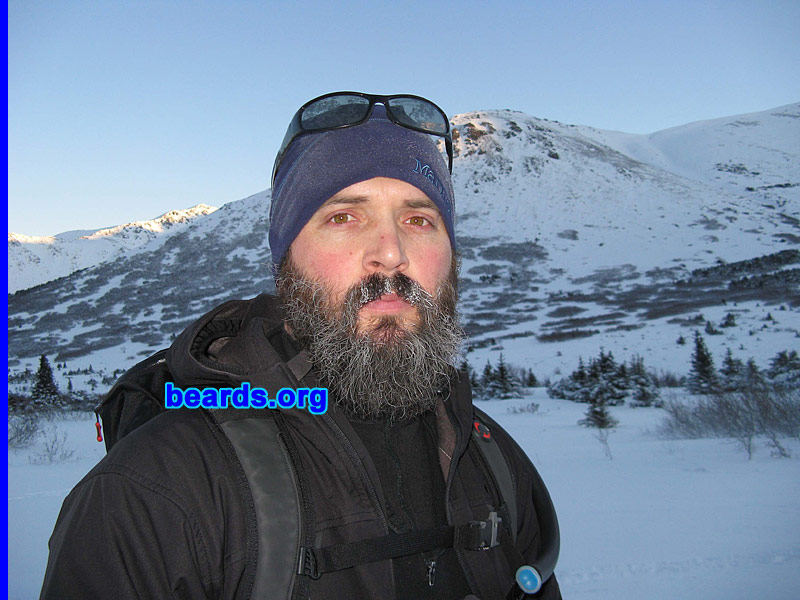 Jeremy
Bearded since: 1997.  I am a dedicated, permanent beard grower.

Comments:
I grew my beard becauseI have always hated shaving. Why would nature provide me with such lovely facial hair if I wasn't meant to grow it out? Plus, living in Alaska, a beard provides a neck gaiter and a balaclava during my winter bike commutes, skiing, hiking, etc. Why wouldn't I have a beard? Anyone who can grow a beard...should grow one.

How do I feel about my beard?  I love my beard. The only thing I wish for is more beard to love.
Keywords: full_beard